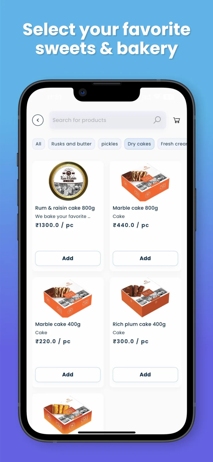 Homeday’s actual App Store product catalogue screen